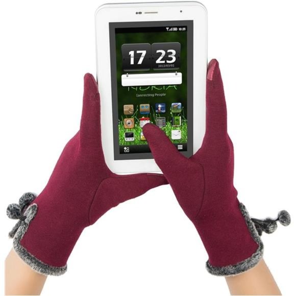 Winter Gloves for Women with Touch Screen, Black New With Tags - Picture 2 of 6